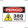 Imagem de Combo 6 Placas De Sinalização Perigo 380 Volts 30x20 Ekomunike - S-217/4 F9e