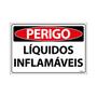 Imagem de Combo 6 Placas De Sinalização Perigo Líquidos Inflamáveis 30x20 Ecom IA - SP29 F9e