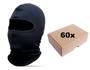 Imagem de Combo 60 Touca Capuz Ninja Balaclava Proteção Frio Inverno Preta Moto Motoboy Paintball Tático Militar
