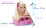 Imagem de Combo Barbie busto fala frases + Kit Fashion maquiagem 1291-1022 ED1 Brinquedos