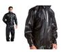 Imagem de Combo Capa Roupa Chuva Vestimenta Vestuário Jaqueta Calça Alba Daytona Pvc Preta Moto Motoqueiro + Polaina Galocha