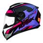 Imagem de Combo Capacete Norisk Razor Speedmax Preto e Lilás Brilhante + Viseira Fumê Original