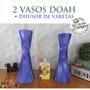 Imagem de Combo com 2 Vaso Decorativo + Difusor de Vareta - Decoração de interiores, sala, quarto, banheiros, arranjos