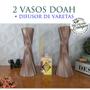 Imagem de Combo com 2 Vaso Decorativo + Difusor de Vareta - Decoração de interiores, sala, quarto, banheiros, arranjos