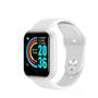 Imagem de COMBO com 3 Relogio Inteligente Smartwatch Y68 Bluetooth sendo 1Preto 1 Branco e 1Rosa