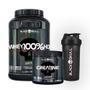 Imagem de Combo Creatina 100% Pura 150g, Whey Protein 100% HD 900g e Coqueteleira BlackSkull