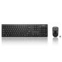 Imagem de Combo de teclado e mouse Lenovo 100 Wireless Black