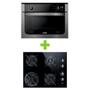 Imagem de Combo Forno de embutir elétrico Consul 47 litros prata + Cooktop 4 bocas Consul (COB47AR + CD060AE) - COB_CD0_CJ