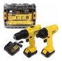 Imagem de Combo Furadeira Parafusadeira 12v Bateria 220v Dewalt Dck201c2