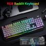 Imagem de Combo Gamer AULA - Teclado e Mouse com 104 Teclas RGB Retroiluminadas