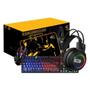 Imagem de Combo Gamer CB G059 MAUSE, TECLADO, FONE, MOUSEPAD  BRX