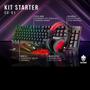 Imagem de Combo Gamer Kit Starter EG-51 Led Com Mouse Teclado Headset Mousepad - Evolut