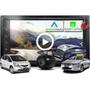 Imagem de Combo Kit Central Multimidia MP5 + Camera de ré + Moldura Honda Fit e City Dx Lx AndroidAuto CarPlay