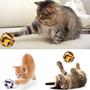 Imagem de Combo Kit Com 4 Unidades Bolinhas Interativas Brinquedo para Gatos Cães Cachorros Pets Divertido Estimulador