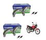 Imagem de Combo Lona Patim Freio Cobreq Yamaha Ybr 125 Xtz 125 Max 125 Dianteira e Traseira