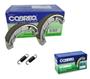 Imagem de Combo Lona Patim Freio Cobreq Yamaha Ybr 125 Xtz 125 Max 125 Dianteira e Traseira