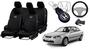 Imagem de Combo Luxuoso Premium Honda Civic 1995-1999 + Volante + Chaveiro Couro