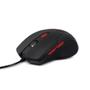 Imagem de Combo mouse 3200 dpi e mousepad gamer vermelho mo306