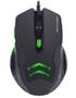 Imagem de Combo Mouse e Mousepad Gamer 3200DPI Preto e Verde Multilaser - MO273