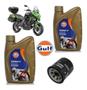 Imagem de Combo Óleo + Filtro Gulf 10W40 Sintético Kawasaki Versys 650