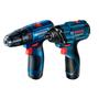 Imagem de Combo Parafusadeira e chave de Impacto Gsr120+Gdr120  c/Maleta - BOSCH-06019G80E4