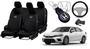 Imagem de Combo Personalizado Luxo Honda Civic 2020-2024 + Volante + Chaveiro Couro