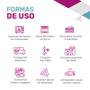 Imagem de Combo Potes Quadrados 2un 520ml + 2un 1200ml