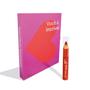 Imagem de Combo Presente Dia das Mães: Lápis Multifuncional 3 Em 1 Laranja Verão Toda Colorida 1,2g + Cartão Presenteável