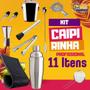 Imagem de Combo Profissional Coqueteleira 750ml 11 Itens Tudo Inox