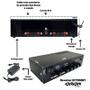Imagem de Combo Receiver Amplificador Rc7000 Bt Som + 4 Caixas 520w