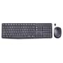 Imagem de Combo sem fio teclado e mouse preto mk235