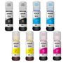 Imagem de combo T544 08 tintas CMYK para impressora  L3150, L3110, L5190, L3250, L3210, L5290, L5590