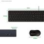 Combo Teclado e Mouse Com Fio USB Intelbras CCI 20 Imagem de Combo Teclado e Mouse Com Fio USB Intelbras CCI 20
