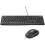 Imagem de Combo Teclado e Mouse com fio USB Logitech MK120 com Design Confortável e Resistente à Respingos