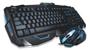 Imagem de Combo teclado e mouse gamer com fio detalhes azuis tc195
