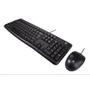 Imagem de Combo Teclado E Mouse Logitech Óptico Com Fio Usb Mk120