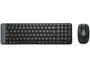 Imagem de Combo Teclado e Mouse sem fio Logitech MK220 com Design Compacto, Conexão USB, Pilhas Inclusas e Layout ABNT2 - 920-004431