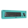 Imagem de Combo Teclado e Mouse sem fio Logitech MK220 USB ABNT2 Preto 920-004431