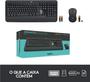 Imagem de Combo Teclado e Mouse sem fio Logitech MK540 com Teclado com Apoio para as Mãos, Teclas de Mídia de Fácil Acesso, Mouse