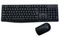 Imagem de Combo Teclado e Mouse Sem Fio Slim Multimídia Conexão Usb 1600dpi c/ Pilha Inclusa Preto - TC270
