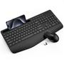 Imagem de Combo Teclado e Mouse Sem Fio Trueque - Tamanho Completo