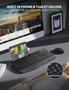 Imagem de Combo Teclado e Mouse Sem Fio Trueque - Tamanho Completo