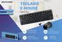 Imagem de Combo Teclado e Mouse TC183 Sem Fio Cor Preto, Mouse com Sensor e Resolução de 1000 dpi