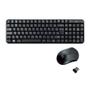 Imagem de Combo Teclado e Mouse TC183 Sem Fio Cor Preto, Mouse com Sensor e Resolução de 1000 dpi
