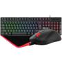 Imagem de Combo Teclado Mouse E Mouse Pad Gamer Color Rainbow Rhasta