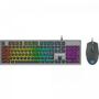 Imagem de Combo Teclado + Mouse Gamer RGB Rainbow Ranger Grafite Fortrek