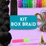 Imagem de Combo Trancista Jumbo Nina Pente Baby Hair 3x1 Anéis Agulhas Fios Box Braid Mega Hair Trança Twist 