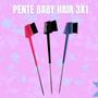 Imagem de Combo Trancista Jumbo Nina Pente Baby Hair 3x1 Anéis Agulhas Fios Box Braid Mega Hair Trança Twist 