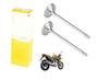 Imagem de Combo Válvula Escape Metal Leve Mahle Cbx Twister Xr 250 Tornado Cb Xre 300 - VE0510129 - 2 Peças