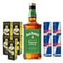 Imagem de Combo Whisky Jack Daniel's Maça + 4 Red Bull + Água de Coco